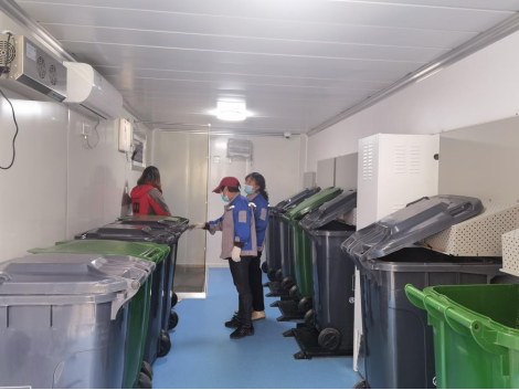 智能垃圾分類房,再生資源回收站廠家,貓先生垃圾分類，垃圾收集房