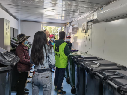 智能分類垃圾房，清潔小屋，垃圾分類收集站生產廠家