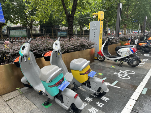 電動自行車充電樁，智能無線充電，電單車充電樁廠家