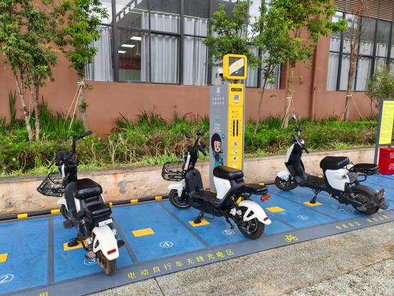 電動自行車無線充電樁，電動摩托車無線充電站，電動兩輪車智能無線充電，共享電單車智能無線充電樁